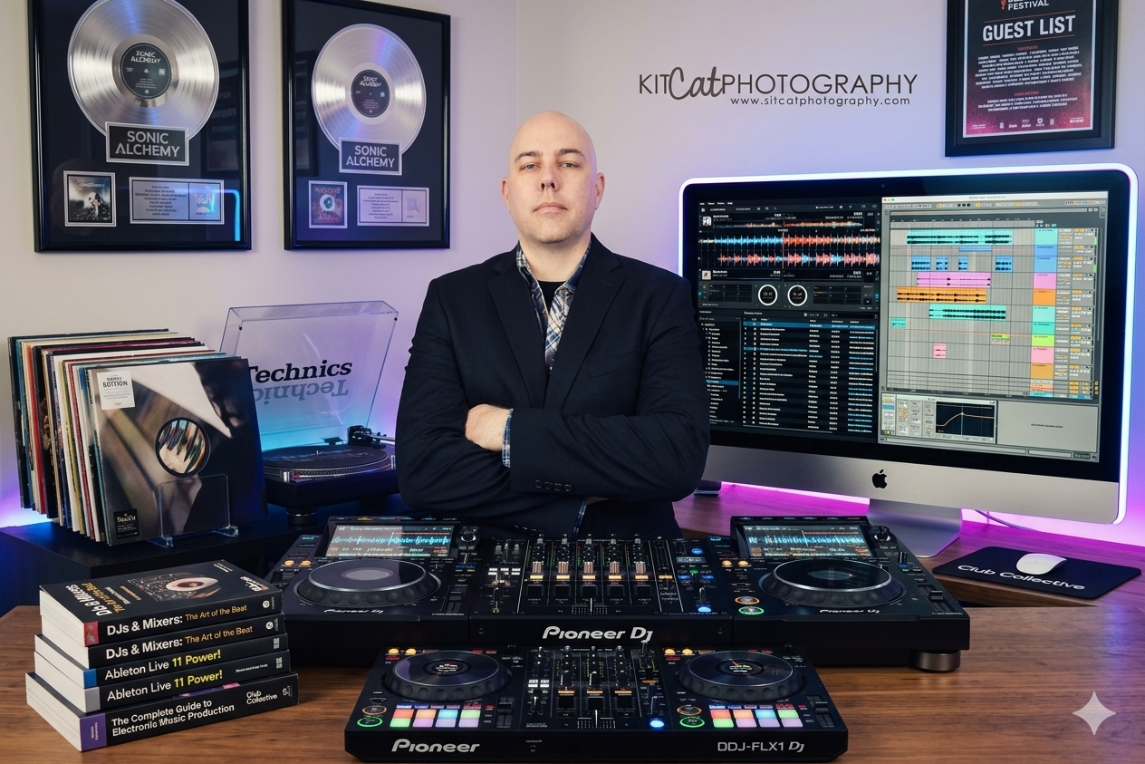 DJ BigBoy at the turntables